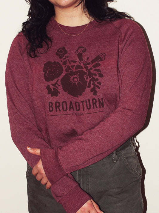 Broadturn Farm Sweatshirt: Currant