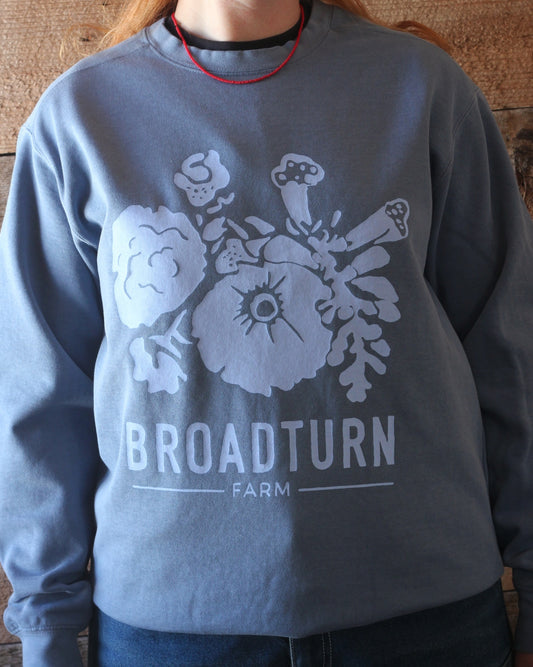 Broadturn Farm Crewneck - Blue